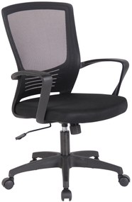 Design-Shop Kancelárska stolička Kampen - Čierna