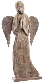 InDecor Anjel z mangového dreva, 41 x 11,5 x 108 cm, 108 cm