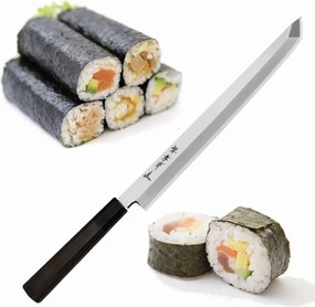 Sakai Takayuki Silver#3 Japonský nôž Sakimaru na sushi a filetovanie 27 cm