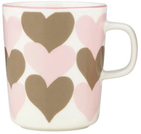 Set hrnčekov Oiva Sydämet 0,25l, 2ks / ružovo-béžový