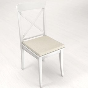 Biante Štvorcový podsedák BKW-207 Pieskový žíhaný - 38x38x3 cm