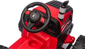 LEAN CARS CH9959B Batériový traktor s prívesom červený 24V