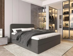 XXXLutz AMERICKÁ POSTEĽ, 180/200 cm, antracitová MID.YOU - Online Only spálne - 002330005809