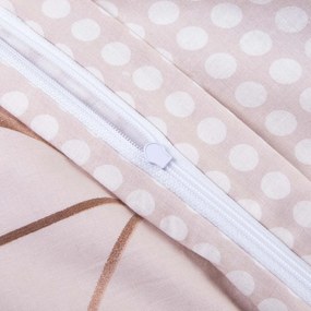 BAVLNENÉ OBLIEČKY COTTONLOVE 160X200 CM, 2KS 70X80 CM LISTY