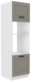 Kuchynská skrinka Luna claygrey/biela 60DMP-210 2F