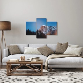 Obraz - Nočný vrchol hôr (90x60 cm)
