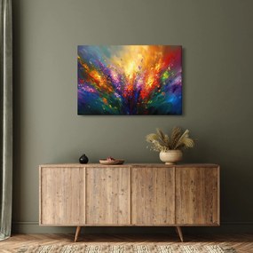 Obraz - Abstrakcia kvetov (90x60 cm)