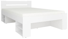 Manželská posteľ 140 cm BRW Nepo Plus 13 (biela) . Akcia -34%. Vlastná spoľahlivá doprava až k Vám domov. 1098325