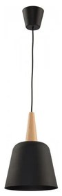 Luster na lanku DONG 1xE27/60W/230V čierna