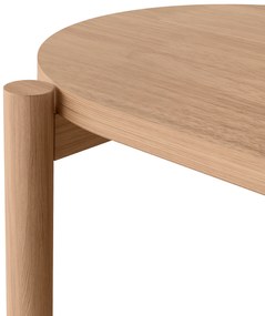 Barový vozík z masívneho dreva s 2 úrovňami