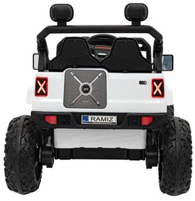 RAMIZ Elektrická autíčko  OFF ROAD Speed - biele - 4x35W- BATÉRIA - 2x12V7Ah - 2024