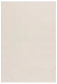 Umývateľný koberec mäkký huňatý 160x230 cm protišmykový krémový