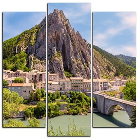 Obraz na plátne - Sisteron v Provence - štvorec 3235C (75x75 cm)