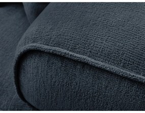 Tmavomodrá ženilková pohovka 237 cm Whesley – Bobochic Paris