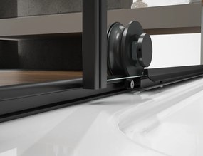 Gelco Gelco, SPIRIT BLACK obdĺžniková sprchová zástena 1000x800mm L/P varianta, GI1010BGI3580B