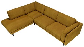 Tmavožltá rohová pohovka Sigge - Sits