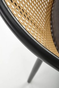 Jedálenská stolička TELMAR — kov, látka, sivá