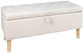 Dizajnová lavica Queen 100 cm béžová
