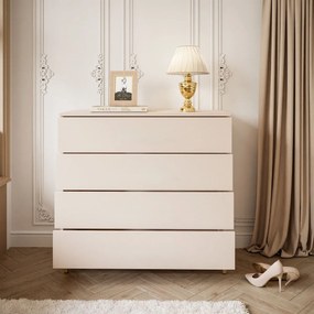 KOMODA MARION 95 cm KAŠMÍR ZLATÉ NOŽIČKY PUSH