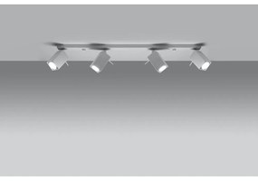 Biele stropné svietidlo Sollux Toscana