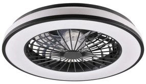LED Stmievateľné stropné svietidlo s ventilátorom LED/48W/230V 3000-6500K + DO