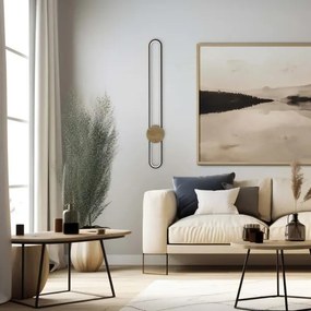 LED nástenné svietidlo FLORENTYNA LED/24W/230V 4000K čierna/béžová