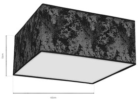 Stropné svietidlo SATINO 2xE27/60W/230V čierna/šedá