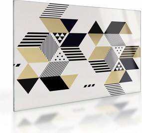 Sklenený obraz - Geometrické tvary N⁰1 (70x50 cm)