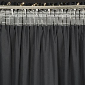 ZATEMŇOVACÍ ZÁVES NA PÁSKE MOLLY 140X270 CM VZOROVANÁ