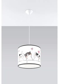Sollux SL.1418 - Detský luster na lanku CAT 1xE27/15W/230V pr. 30 cm