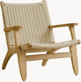 Kreslo z kaučukového dreva Lazy