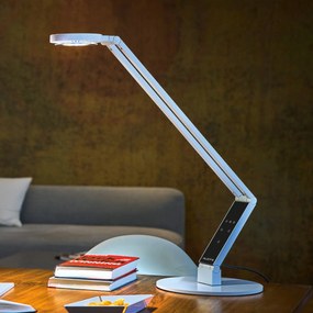 Luctra Table Radial stolná LED podstavec biely