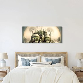 Obraz - Rozprávkové chalúpky (120x50 cm)