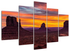 Obraz - Monument Valley v Arizone (150x105 cm)