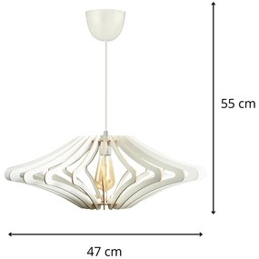 Stropní svítidlo Petit IV bílé