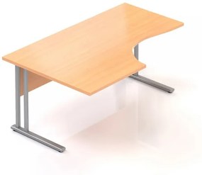 Ergonomický stôl Visio 160 x 100 cm, ľavý