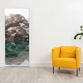 Fototapeta na dvere - Horské jazero (95x205cm)
