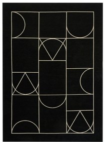 Koberec „Signet Black", 200 x 300 x 0,6 cm