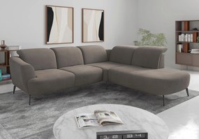 XXXLutz ROHOVÁ SEDAČKA, textil, bahenná hnedá Sit & More - Sedačky - 00014401852C