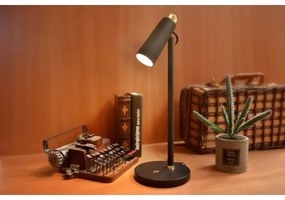 Immax 08991L- LED Stmievateľná stolná lampa s Qi nabíjaním TIT LED/12W/230V čierna