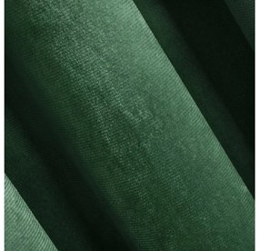 DECOREUM  Jednofarebný zamatový záves 140 cm x 250 cm zelená 100 % polyester 121018