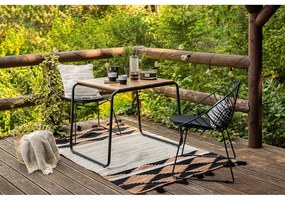 Súprava 2 černých záhradných stoličiek Bonami Selection Coco