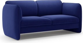 Modrá zamatová pohovka 168 cm Georgia – Micadoni