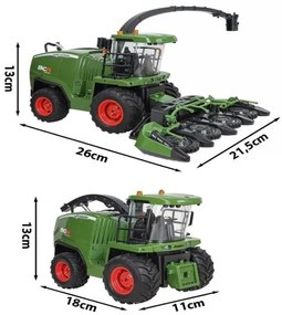 Detský kombajn na obilie