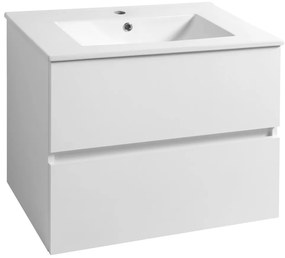 Aqualine Aqualine, PANEDA umývadlová skrinka 69,5x55x45,2cm, biela, PN270