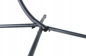 MODERNHOME Závesné hojdacie lehátko GoodHome šedé