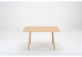 Jedálenský stôl z dubového dreva Gazzda Ava, 140 x 90 cm