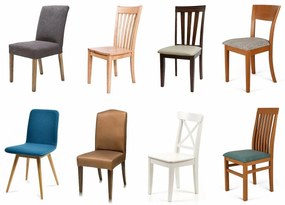 Restilo Napínací poťah na stoličku Sento čierna, 48 x 48 x 58 + 10 cm