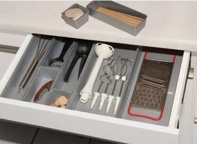 Organizér do šuplíka Pepe 30x15 cm, šedý