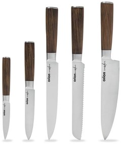 Kuchynský nôž WOODEN sada 5 ks